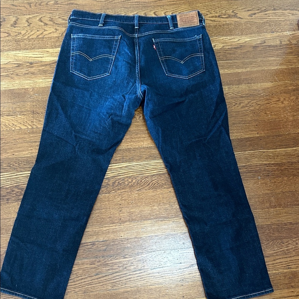 Levi's Dark Indigo Straight Jeans